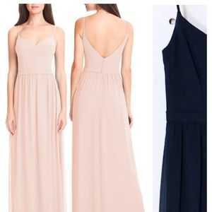 Bill Levkoff Chiffon A-Line - Petal Pink - Size 14